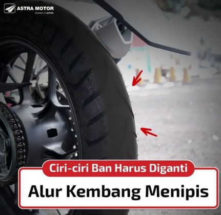 6 Ciri - Ciri Ban Motor Harus Segera Diganti, Cek Sekarang ! - Otospeed ...