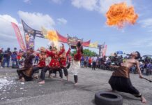 Sumatera Cup Prix Konsisten Angkat Kearifan Lokal, Tari Piring dan Tari Pasambahan hingga Umbrella Girl Berbusana Adat Jadi Identitas Event