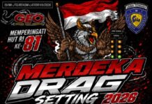 Preview Event: Merdeka Drag Setting 2026, Latber Spesial HUT ke-81 RI Siap Digelar di Sirkuit Mijen Semarang