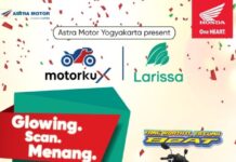 Makin Glowing, Makin Seru! Transaksi di Larissa via Motorku X Berkesempatan Bawa Pulang Honda BeAT
